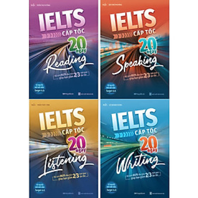 Combo IELTS Cấp Tốc 20 Ngày (Bộ 4 Cuốn) (MEGA)