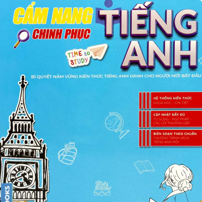 Sách - Cẩm Nang Chinh Phục Tiếng Anh - Bí Quyết Nắm Vững Kiến Thức Tiếng Anh Dành Cho Người Mới Bắt Đầu