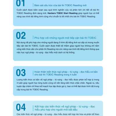 Hackers Toeic Start Reading - 30 Phút Tự Học Toeic Mỗi Ngày
