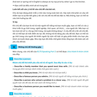 Ielts Go - Speaking Part 2 - Ý Tưởng Hay Để Trả Lời Tất Cả Các Câu Hỏi