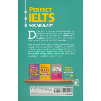 Perfect Ielts Vocabulary - William Jang (Tái Bản Mới Nhất) - Bản Quyền