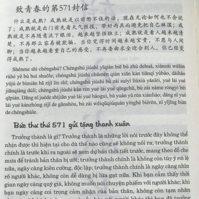Sách - Combo: Ngữ Pháp Hán Ngữ Thực Dụng  + Gởi tôi thời thanh xuân song ngữ Trung việt có phiên âm có mp3 nghe +DVD tài liệu