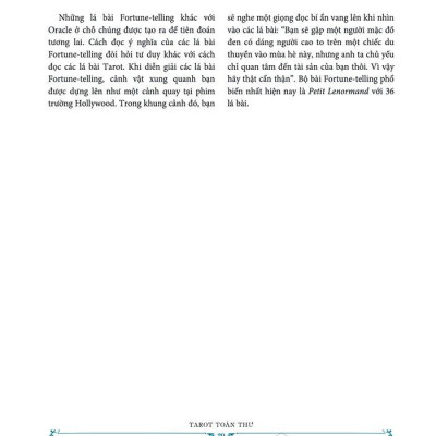 Tarot Toàn Thư - Đọc Vận Mệnh Qua Những Lá Bài