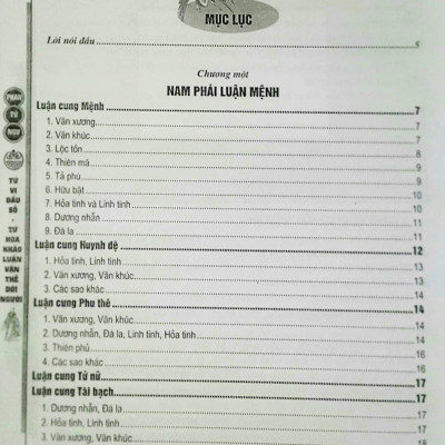 Tử Vi Đẩu Số - Nam Bắc Phái Đoán Mệnh