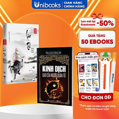 Sách Lão Tử Đạo Đức Kinh Và Kinh Dịch Đạo Người Quân Tử (2 Cuốn) - Nguyễn Hiến Lê