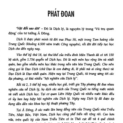 Dịch Học Giản Yếu - Diễn Giải Và Ứng Dụng _ĐN