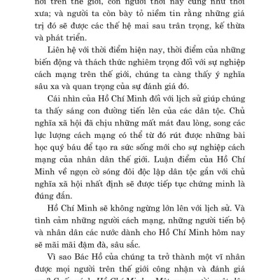 Hồ Chí Minh - Quá Khứ, Hiện Tại Và Tương Lai