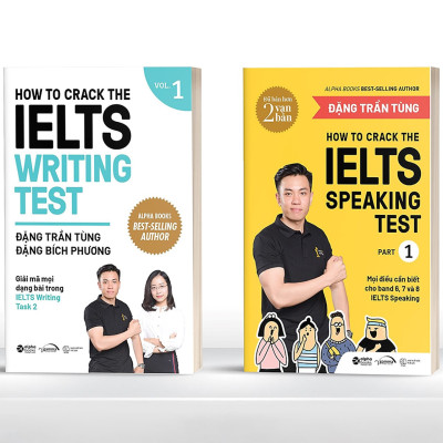 Combo Crack IELTS Giúp Bạn Chinh Phục Giấc Mơ IELTS : How To Crack The IELTS Speaking Test - Part 1 + How To Crack The IELTS Writing Test - Vol 1