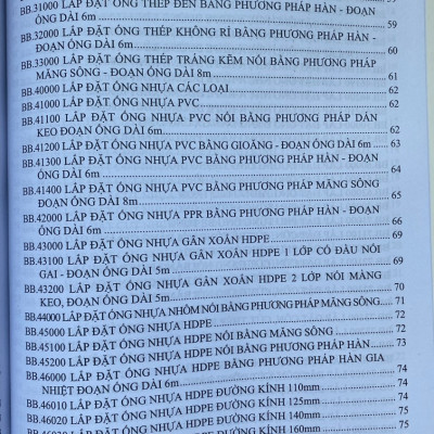 Đơn Giá Dự Toán Lắp Đặt Hệ Thống Kỹ Thuật, Lắp Đặt Máy Và Thiết Bị Công Nghệ - Tập 3