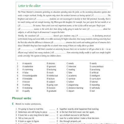 Destination C1 And C2 - Grammar And Vocabulary with Answer Key