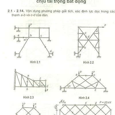 Bài Tập Cơ Học Kết Cấu - Tập 1 - Hệ Tĩnh Định (Tái bản năm 2020)