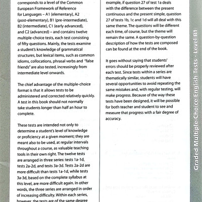 Graded Multiple - Choice English Test Level B1( Không CD)
