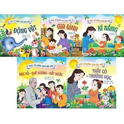 Bộ sách Học Từ Vựng Qua Bài Hát - Bản Quyền