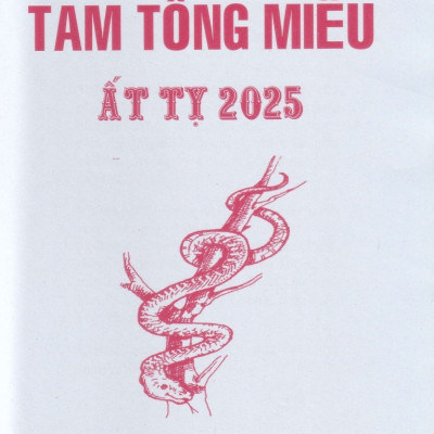 Sách - Lịch Tam Tông Miếu Năm Ất Tỵ - 2025 ( Chiêm Tinh Gia Nguyễn Anh Toàn - bản xịn đẹp)
