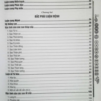 Tử Vi Đẩu Số - Nam Bắc Phái Đoán Mệnh