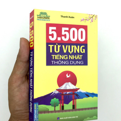 5500 Từ Vựng Tiếng Nhật Thông Dụng