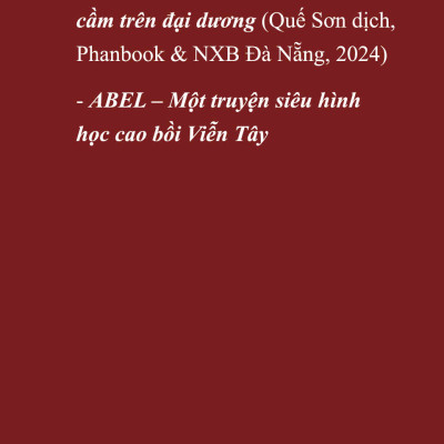 Abel - Một Truyện Siêu Hình Học Cao Bồi Viễn Tây - Alessandro Baricco