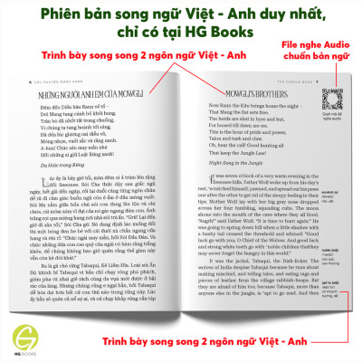 Sách Câu Chuyện Rừng Xanh – Song ngữ Việt Anh | Truyện thiếu nhi kinh điển – The Jungle Book