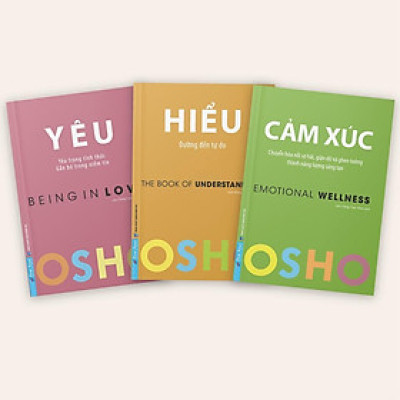 Combo OSHO Cảm Xúc + OSHO Yêu + OSHO Hiểu - Bản Quyền