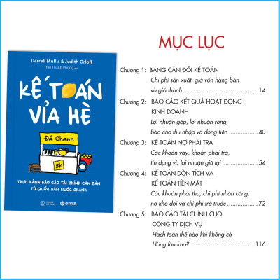 Sách - Kế Toán Vỉa Hè - Thực Hành Báo Cáo Tài Chính Căn Bản Từ Quầy Bán Nước Chanh - GIVER - NHBook