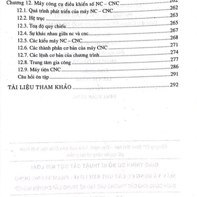 Giáo trình cơ sở kỹ thuật cắt gọt kim loại - Máy và dụng cụ cắt gọt kim loại - phạm vi ứng dụng (dù)