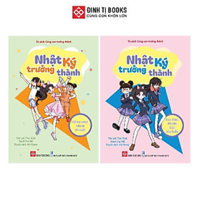 Sách - Nhật Ký Trưởng Thành - Combo 2 Cuốn - Đinh Tị Books