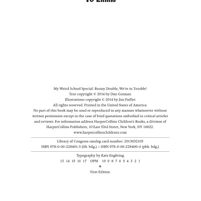 Sách ngoại văn: My Weird School Special - Bunny Double, We