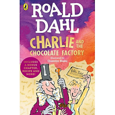 Sách - Charlie And The Chocolate Factory by Roald Dahl -  Childrens Book in English