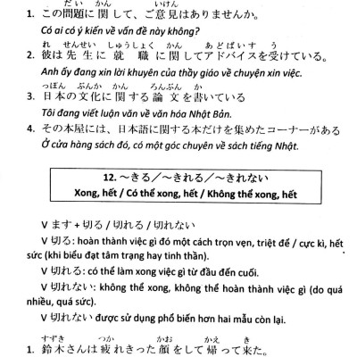 Ngữ Pháp Tiếng Nhật Căn Bản N3