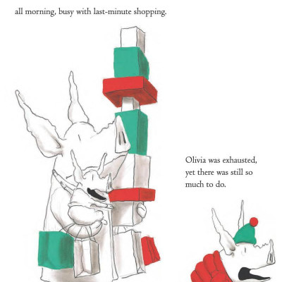 Olivia Helps With Christmas