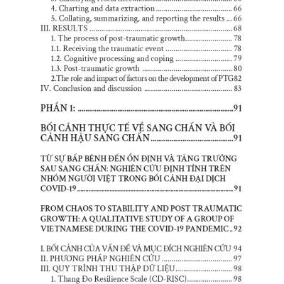 SANG CHẤN TÂM LÝ VÀ TĂNG TRƯỞNG HẬU SANG CHẤN: CÁC TIẾP CẬN LÝ THUYẾT VÀ ỨNG DỤNG TRONG THỰC HÀNH