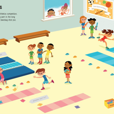 First Sticker Book Sports Day