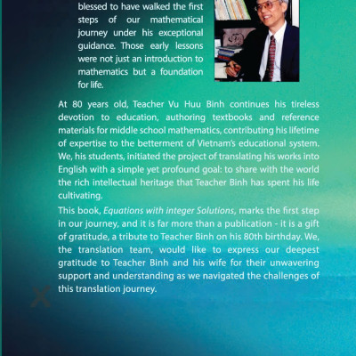 Sách - EQUATIONS WITH INTEGER SOLUTIONS