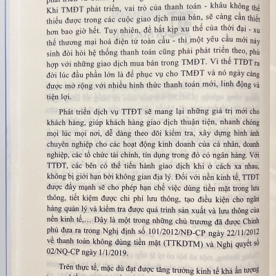 Sách - Phát Triển Dịch Vụ Thanh Toán Điện Tử Ở Việt Nam Trong Bối Cảnh Mới