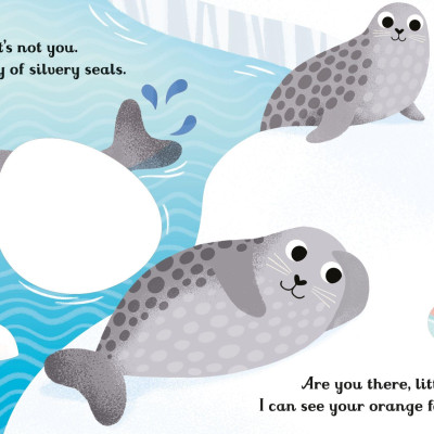 Usborne Little Peep-Through Books: Are You There Little Penguin?