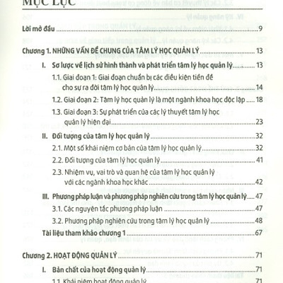 Giáo Trình Tâm Lý Học Quản Lý