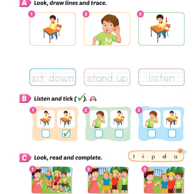 Bài tập Bổ trợ Tiếng Anh 1 i-Learn Smart Start 