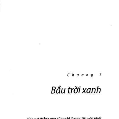 Bầu Trời Không Chỉ Có Màu Xanh (Tái Bản 2017)