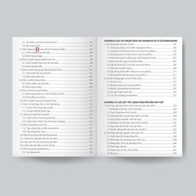 Combo 4 Sách Word - Excel - Powerpoint - Google Sheets Unica từ cơ bản đến nâng cao kèm video bài giảng