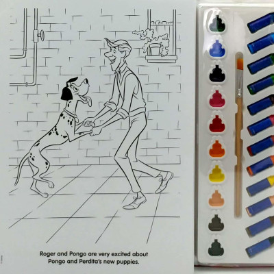 Disney Heroes & Villains Deluxe Poster Paint & Color