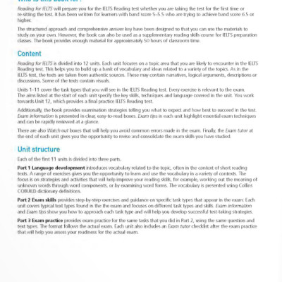 Collins Reading For Ielts (Tái Bản)