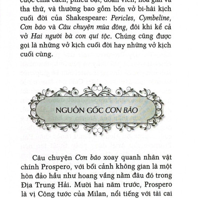 Sách - Cơn Bão - The Tempest