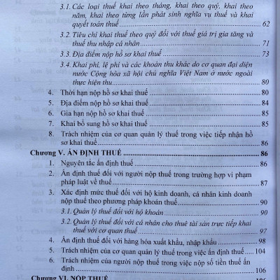 Chỉ Dẫn Áp Dụng  Luật Quản Lý Thuế ( Sửa đổi, bổ sung ) Những Quy Định Mới Trong Công Tác Kế Toán Dành  Cho Các Loại Hình Doanh Nghiệp