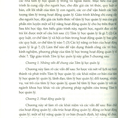 Giáo Trình Tâm Lý Học Quản Lý (Tái bản lần 2 năm 2024) -  Nguyễn Hữu Thụ chủ biên