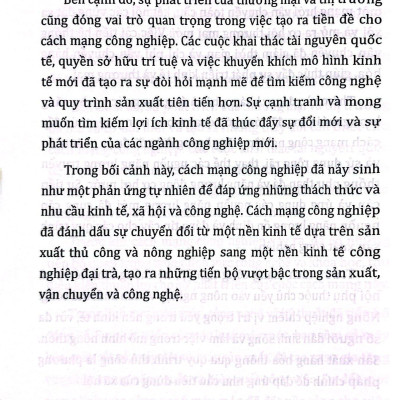 Về Bốn Cuộc Cách Mạng Công Nghiệp