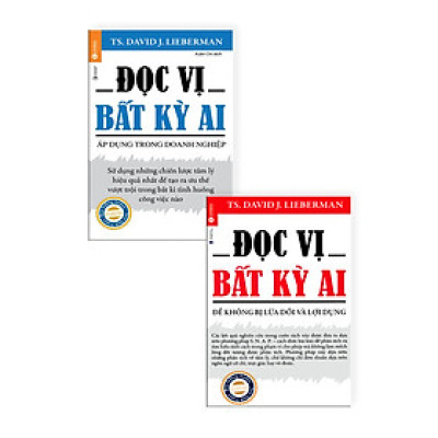 Combo Đọc Vị Bất Kỳ Ai - Để Không Bị Lừa Dối Và Lợi Dụng + Đọc Vị Bất Kỳ Ai - Áp Dụng Trong Doanh Nghiệp