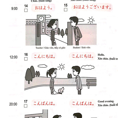 1000 Từ Vựng Cần Thiết Cho Kỳ Thi Năng Lực Nhật Ngữ N5