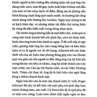 Agatha Christie - Vụ Ám Sát Ông Roger Ackroyd (Tái Bản)