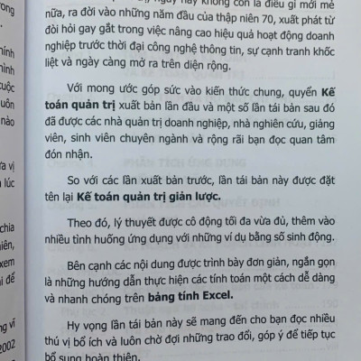 Kế toán quản trị giản lược