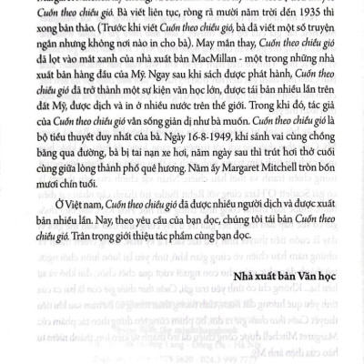 Sách - Cuốn Theo Chiều Gió - Bìa Cứng (Tái Bản 2025)
